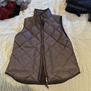 JCrew Gray Down Vest